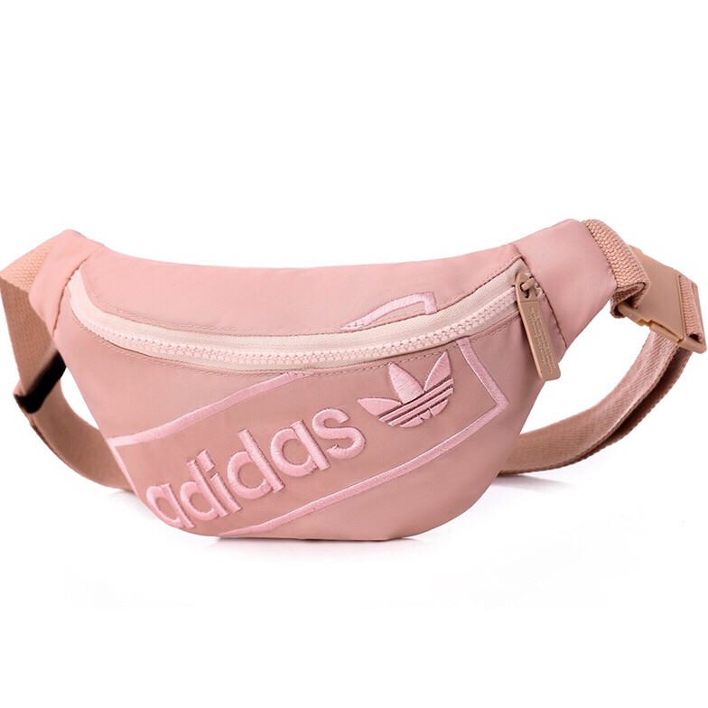 adidas pink belt bag