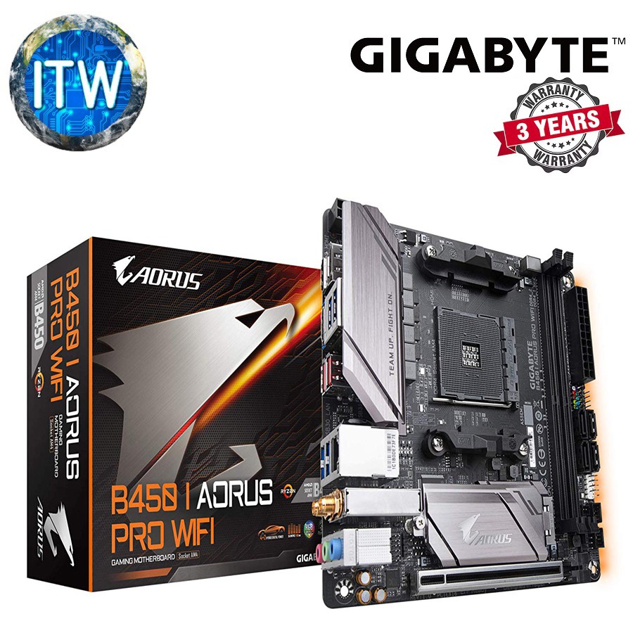 Gigabyte B450 I Aorus Pro Wifi Amd Ryzen Am4 Motherboard Shopee Philippines