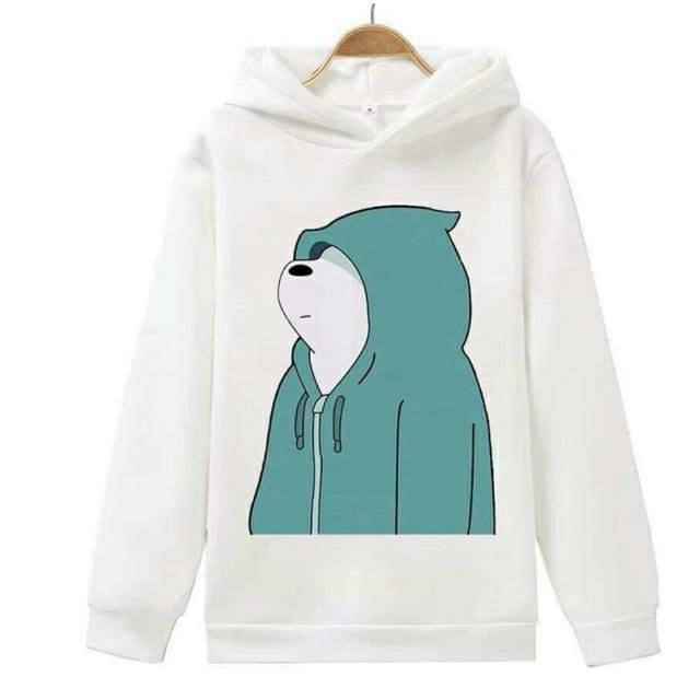 we bare bears hoodie jacket