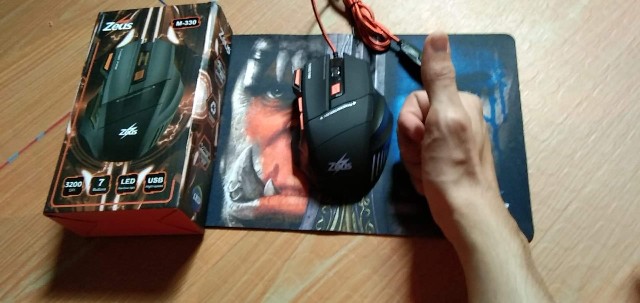 Zeus M330 High Speed Gaming Mouse with Mouse Pad | Shopee Philippines