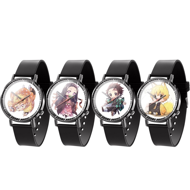 Demon Slayer Kimetsu No Yaiba Watches Anime Quartz Watches Leisure