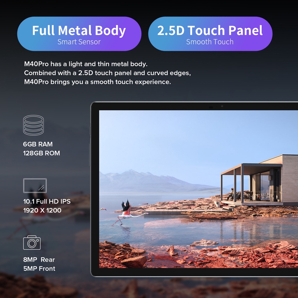 Teclast M40 Pro 10.1” 6GB RAM 128GB ROM Dual 4G VoLTE Call UNISOC Tiger ...