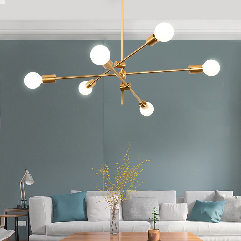 modern metal chandelier