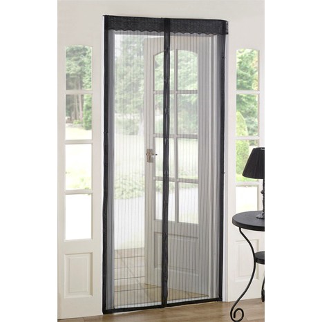 Magic Mesh Instant Screen Door (Black) | Shopee Philippines