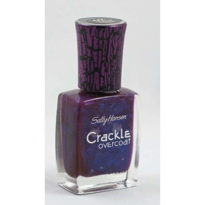 New Sally Hansen Crackle Overcoat Nail Polish from USA-02 Vintage Violet |  Shopee Philippines