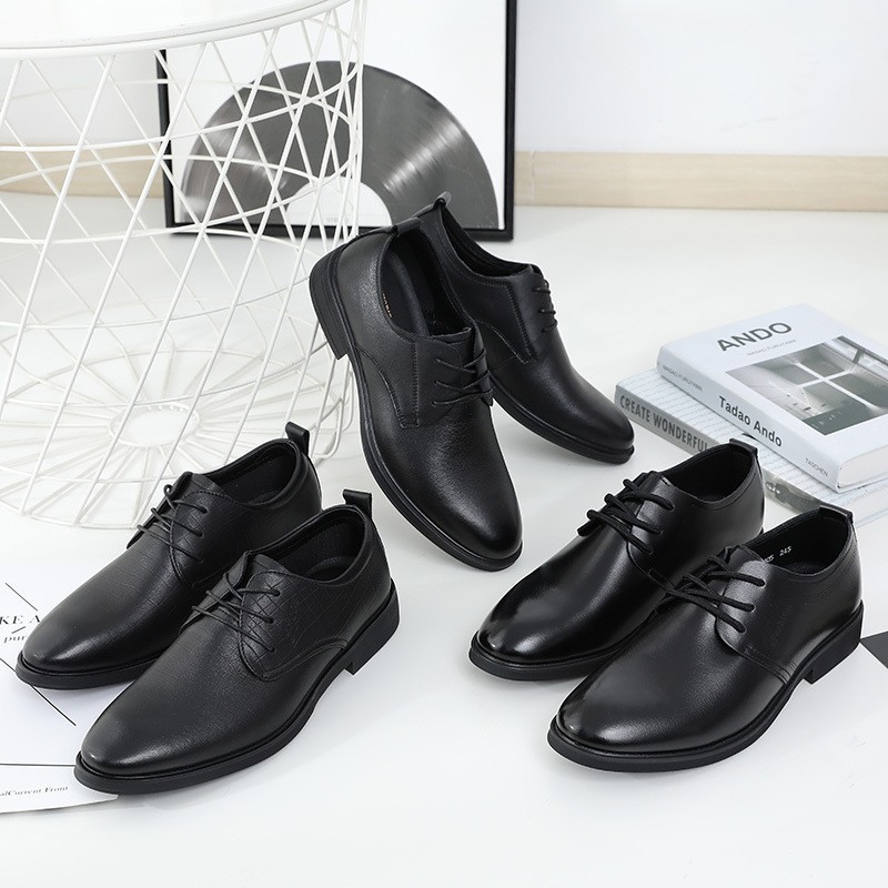 Black/School/Office/Formal/Leather Shoes for men | Shopee Philippines