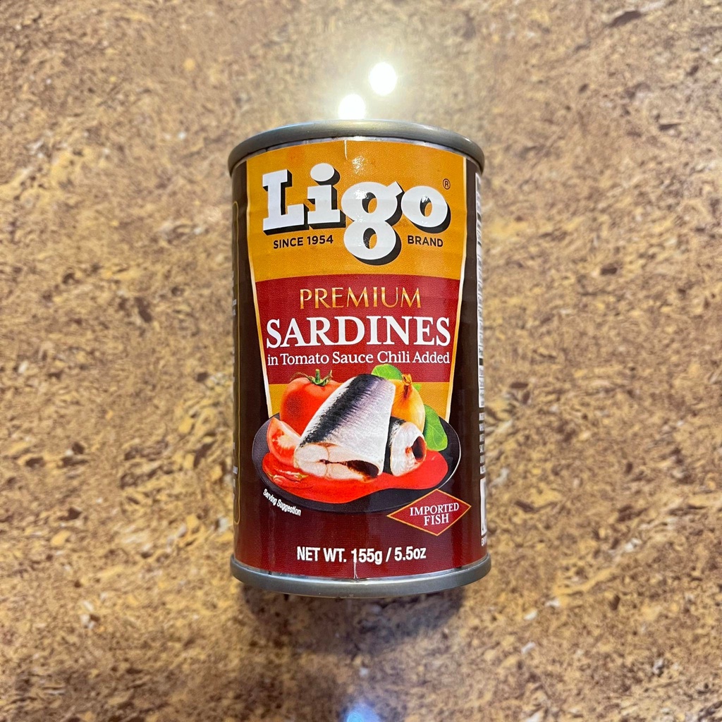 Ligo Premium Sardines in Tomato Sauce and Chili, 155g | Shopee Philippines