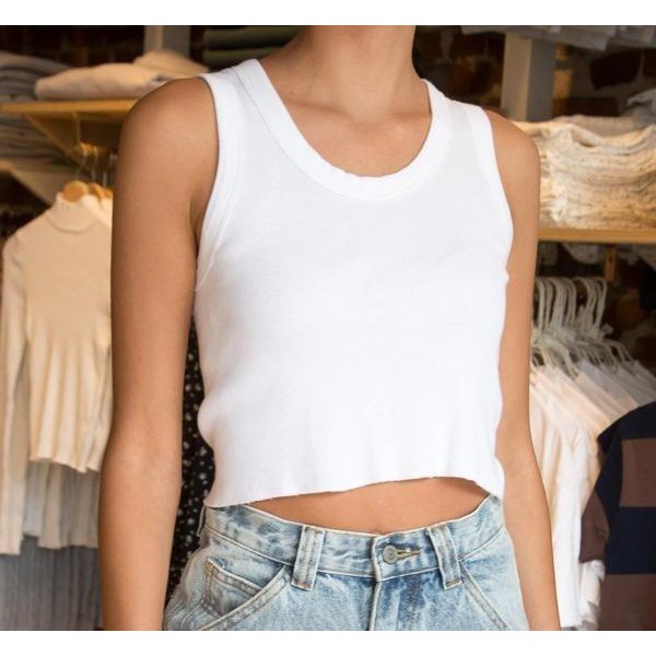 Brandy Melville Onhand White Connor Tank Shopee Philippines