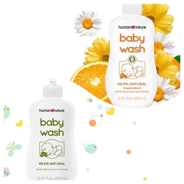 human nature baby shampoo