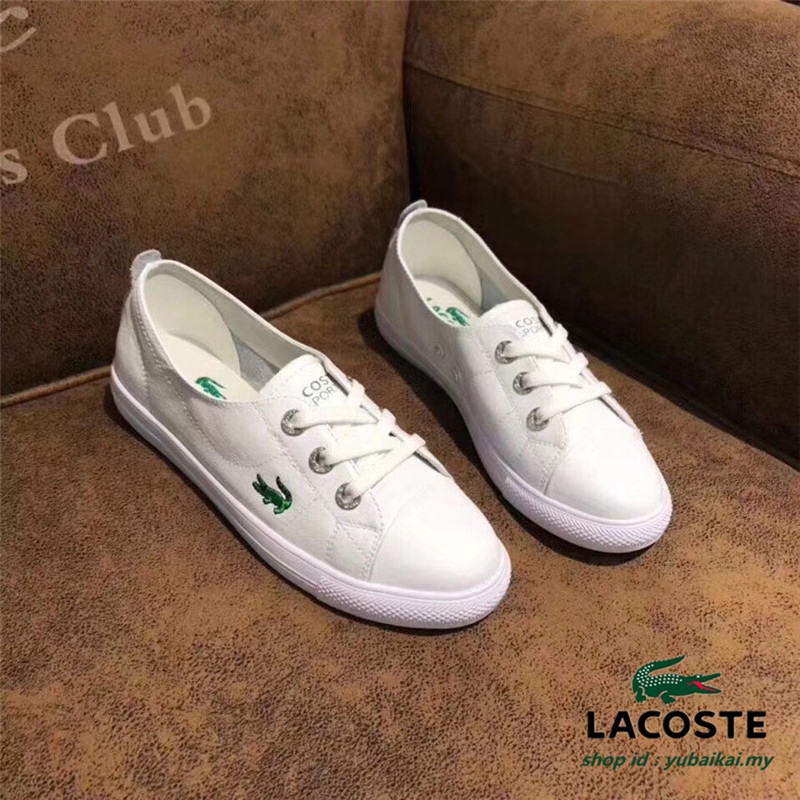 lacoste shoes for women white