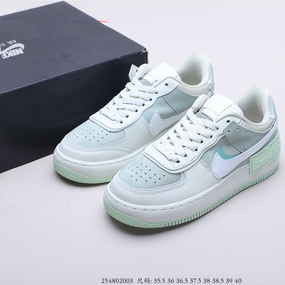 Nikee WMNS Air Force 1 Shadow Fluorescent green size:35.5-40 | Shopee  Philippines