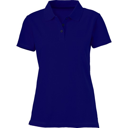 ladies royal blue polo shirt