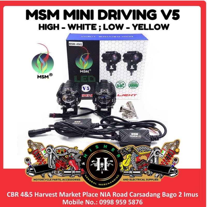 MSM MINI DRIVING LIGHT V5 | Shopee Philippines