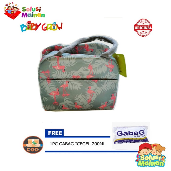 Cooler Bag Breast Milk Baby Grow Gray Lunch Bag Breast Milk Storage