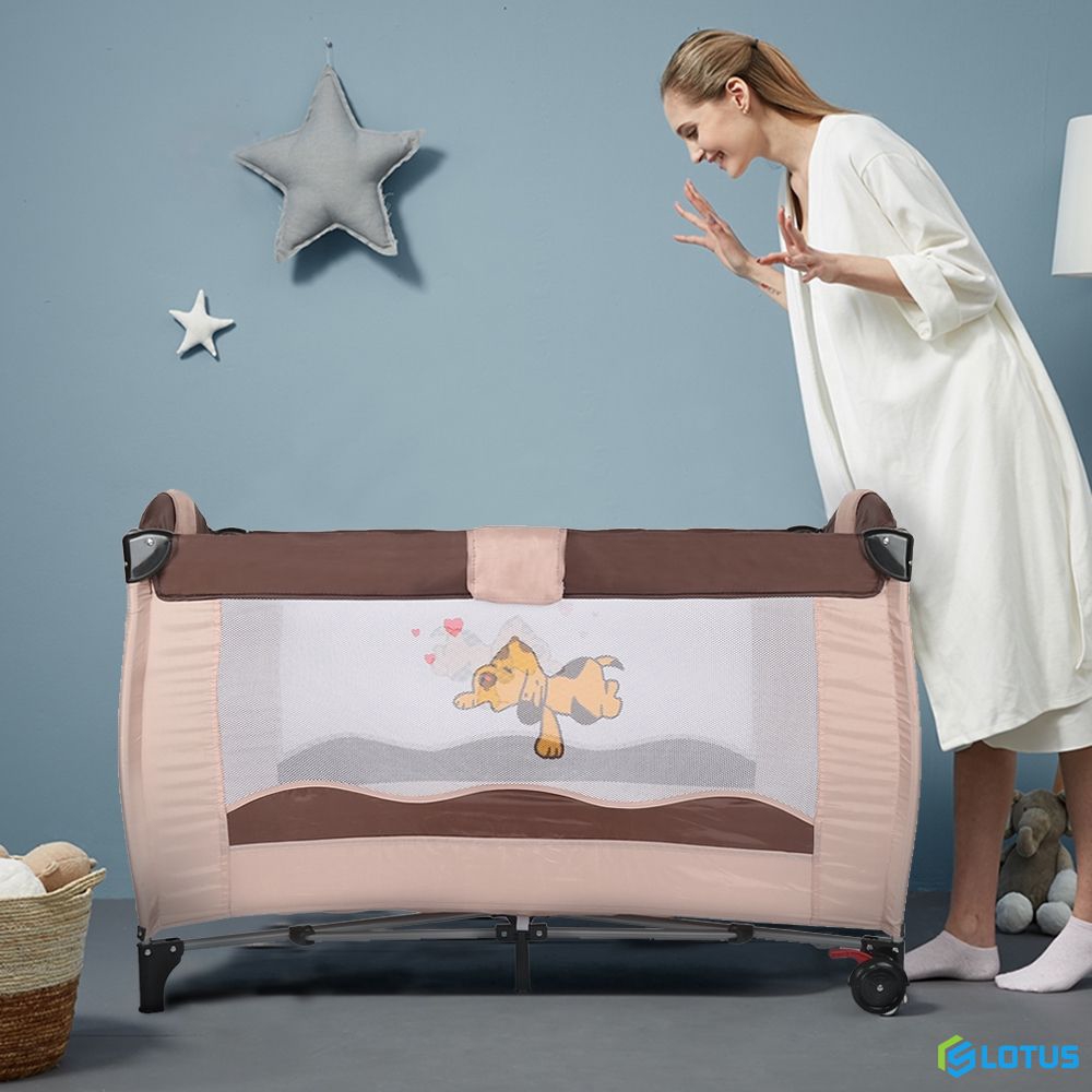 high sided travel cot