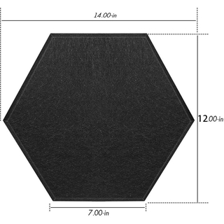 [Ready Stock]12 Pack Hexagon Acoustic Panels Sound Proof Padding, 12 X