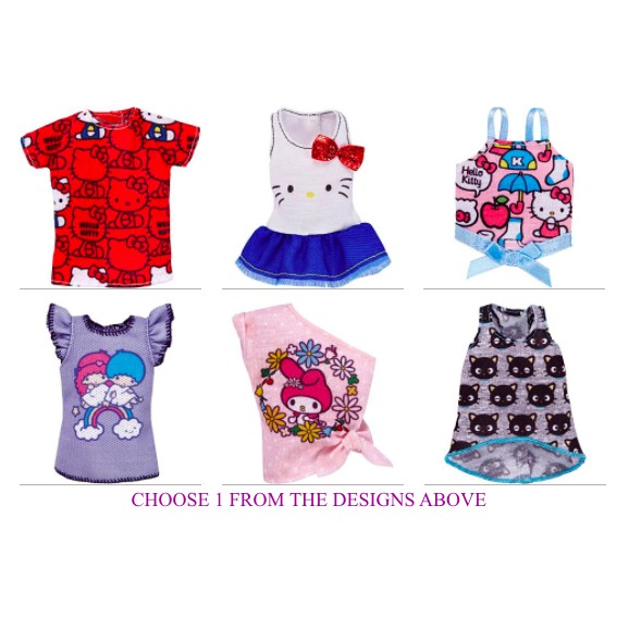 barbie hello kitty fashion