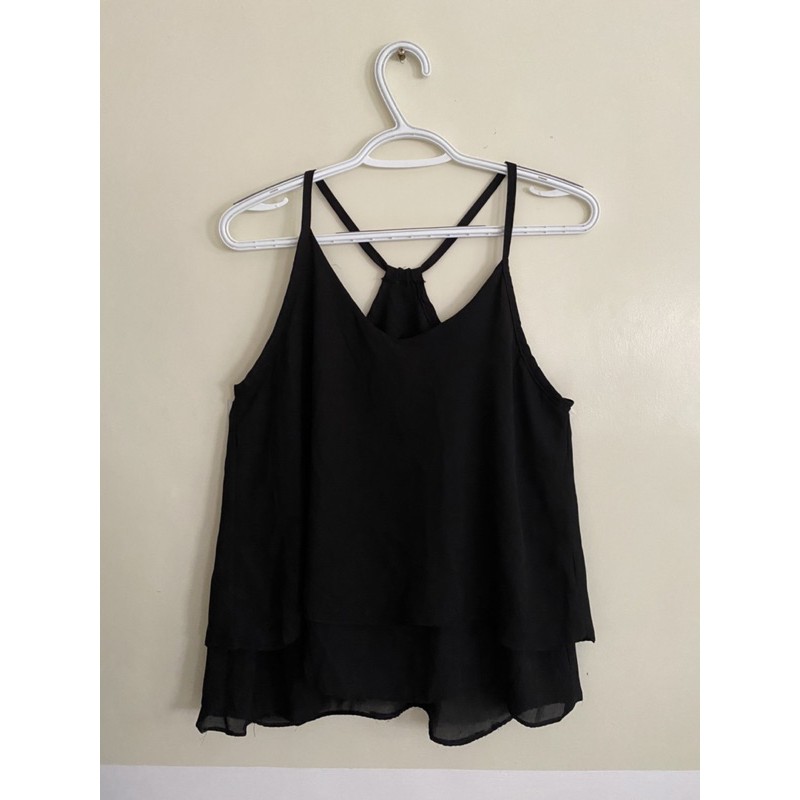 Black Halter Top Large | Shopee Philippines