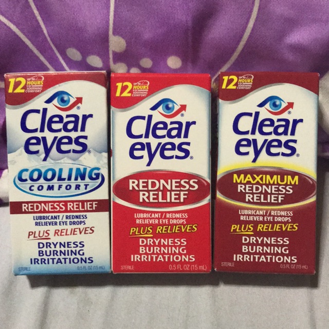 Clear Eyes Redness Maximum Relief Eye Drops Shopee Philippines