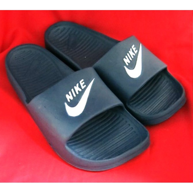 nike slides navy blue