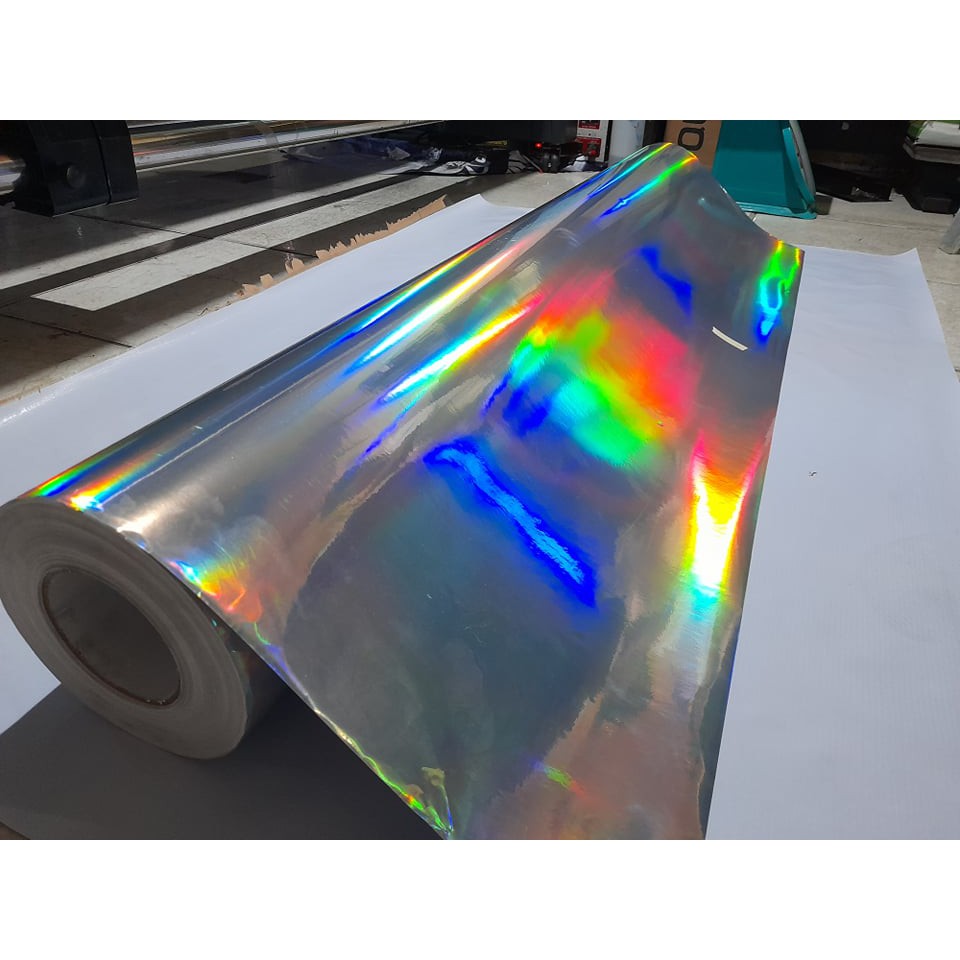 hologram printable vinyl sticker retail size 4ft x 1meter