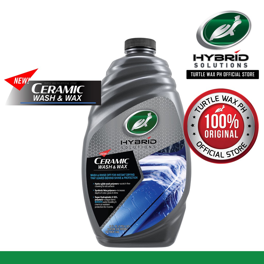 Turtle Wax Hybrid Solutions Ceramic Wash & Wax 48oz 53411 Shopee