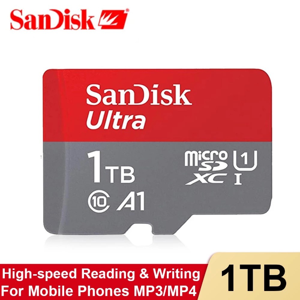 SanDisk A1 1TB memory card micro SD Card up to 120MB/S TF Card class 10