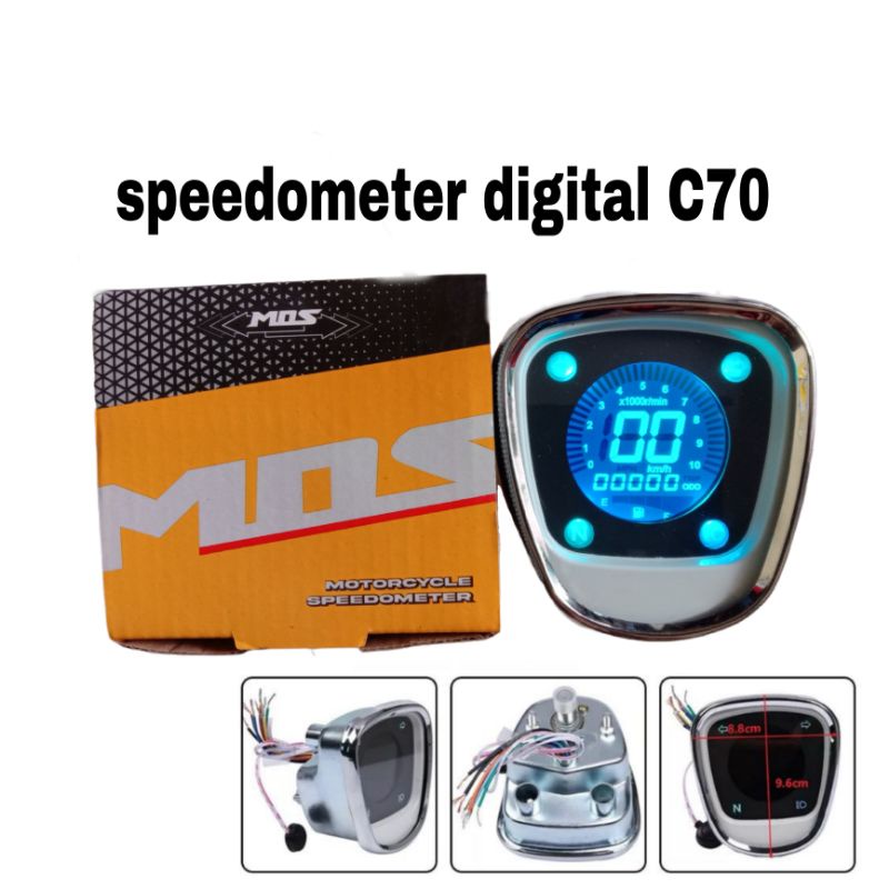 A108 Digital Speedometer honda C70 MOS Speedometer Speedometer