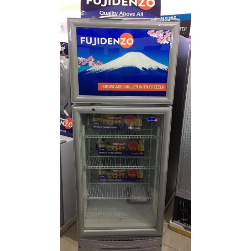 Fujidenzo Upright Chiller Showcase 10 With Freezer Top SUF100 Gloria