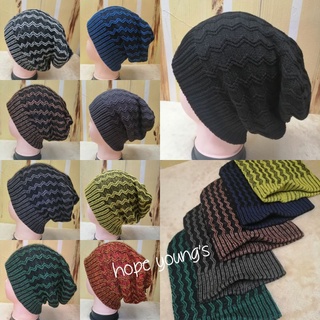 ribbed knitted beanie hiphop casual unisex men women