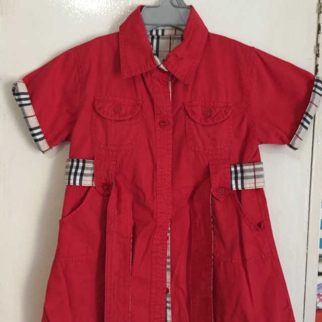 burberry red coat