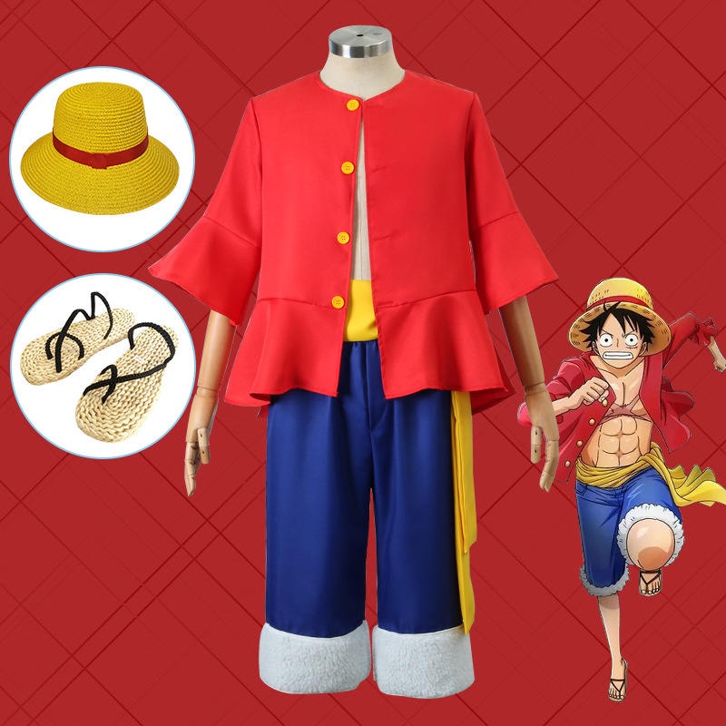 ONE PIECE coswear Monkey D. Luffy clothing | Shopee Philippines