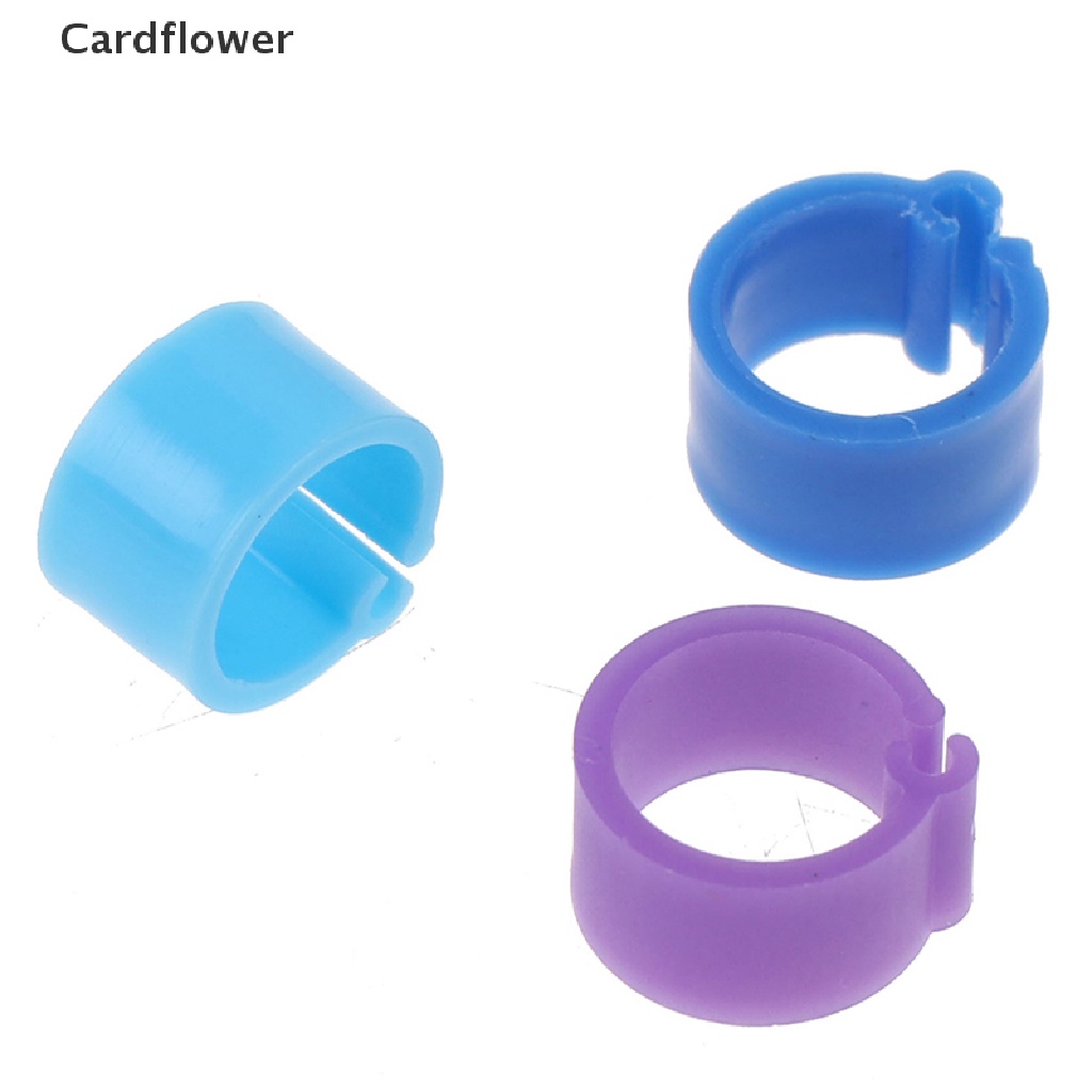 <Cardflower> 100 Pcs Inner Diameter 8mm Pigeon Leg Poultry Dove Bird Parrot Clip Rings
 On Sale #9
