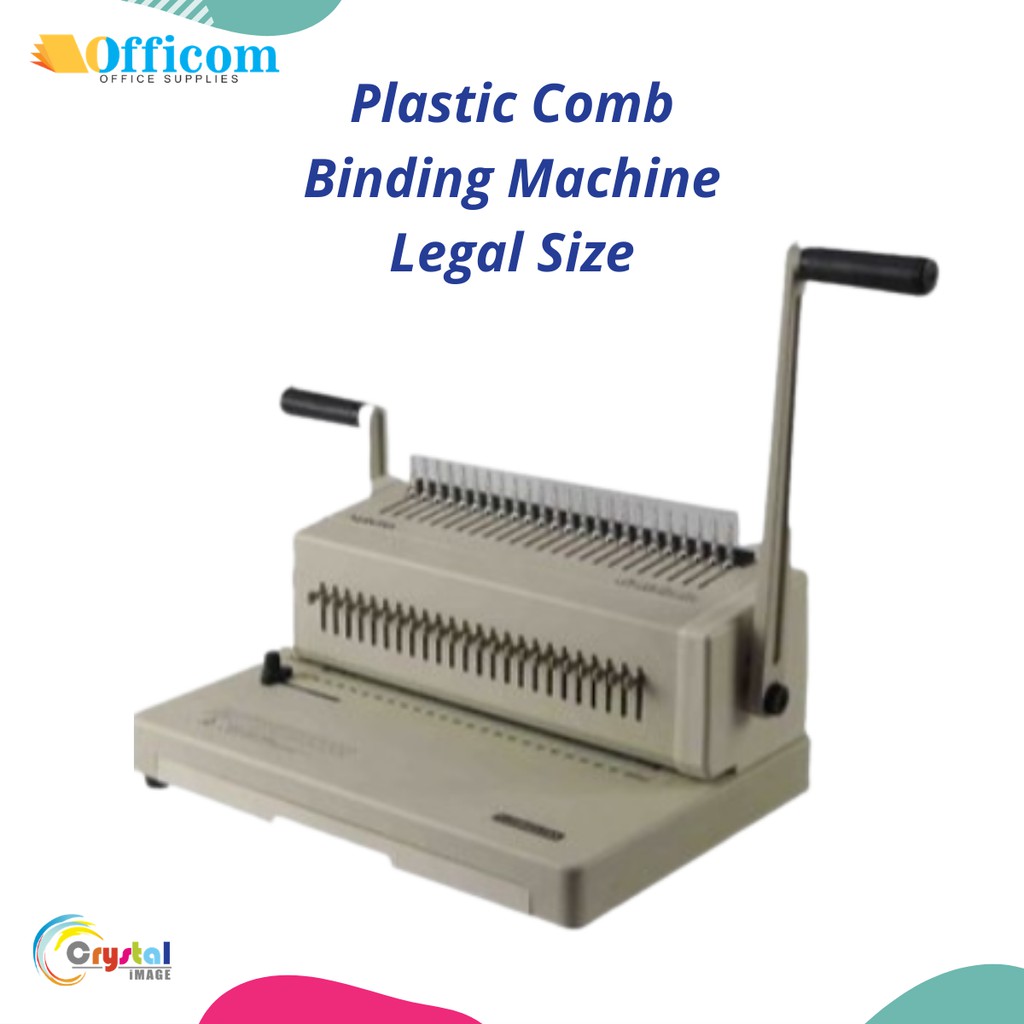 Plastic Comb Ring Binding Machine F4 Size Shopee Philippines
