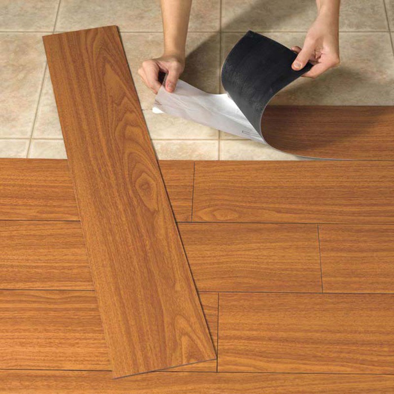 ANYWARE PVC Vinyl Flooring Planks 6x36x2 0mm Floor Sticker Vinyl Self   24be74d027e9caf0f12cac515fcd0f79