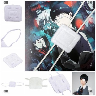 ONE☀☀ Anime Tokyo Ghoul Kaneki Ken Blinder White Eye Patch Single-Eyed Mask Cosplay Props