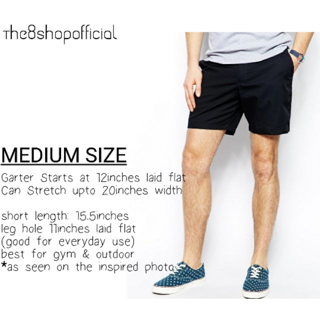 above the knee sweat shorts