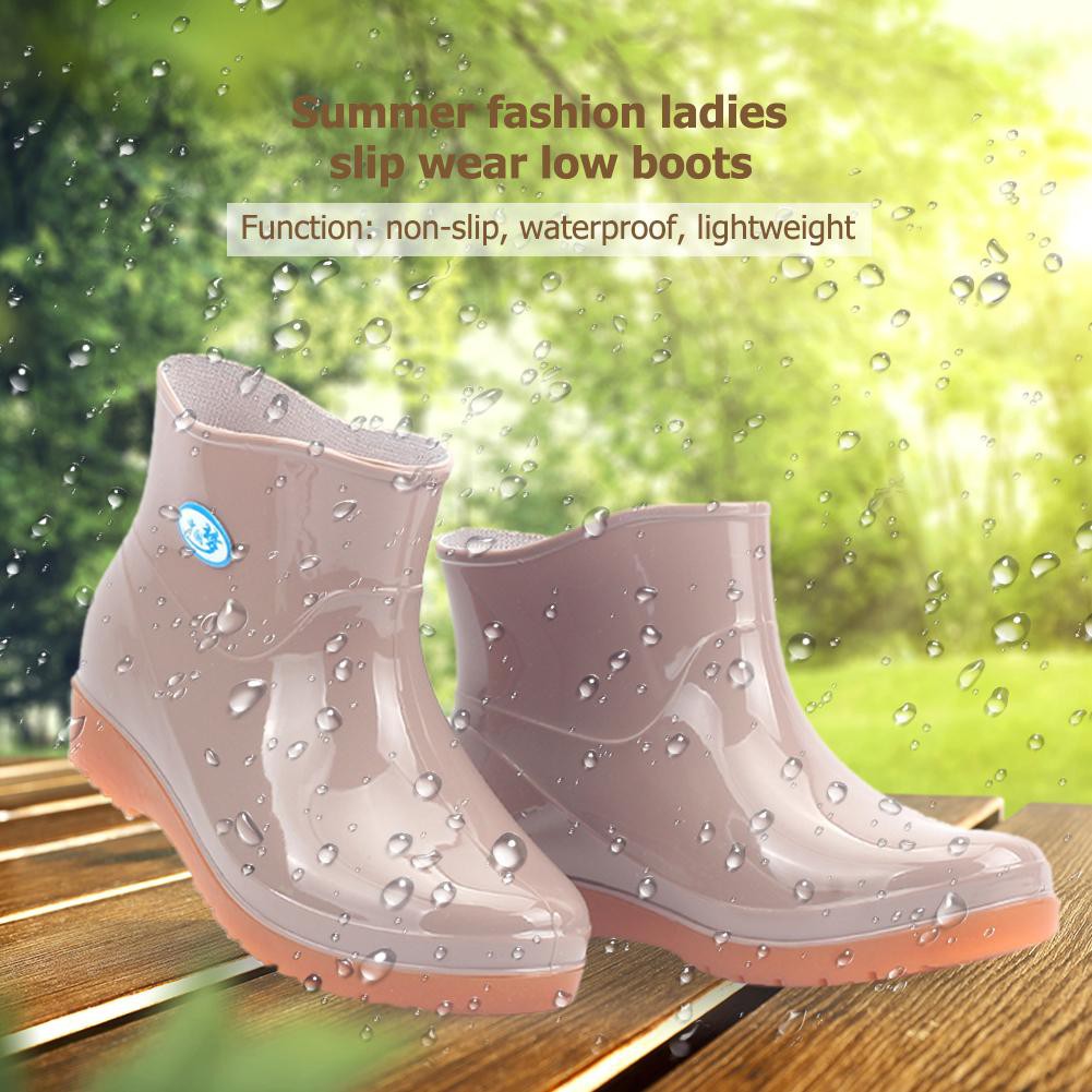 slip on rain boots