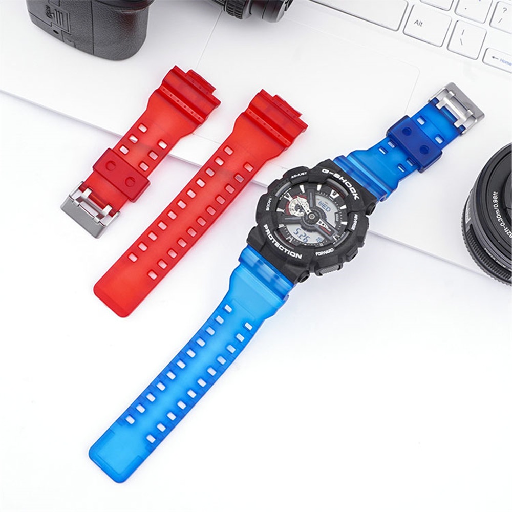 Resin bracelet for casio G-SHOCK GA-100 GA-110 GD-120 GLS-100 matte colored male buckle replacement band