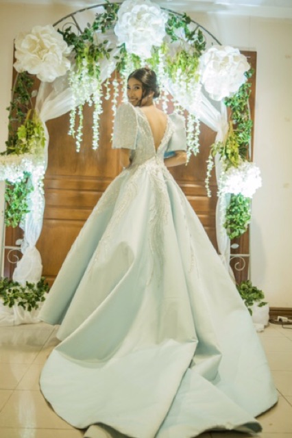 filipiniana balloon gown