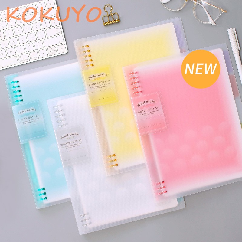 Kokuyo A4/A5/B5 NEW loose leaf binder notebook light color Shopee Philippines