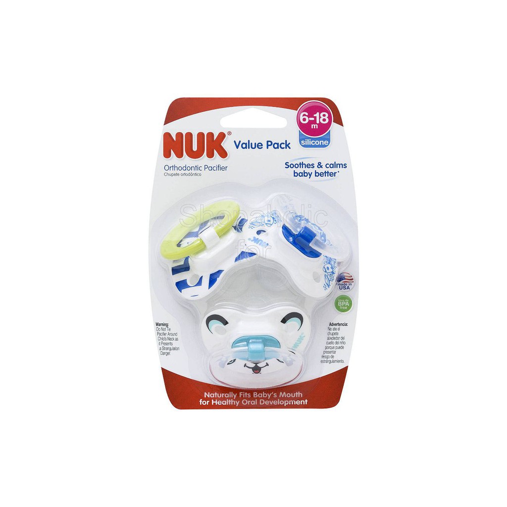 nuk 6 pacifier