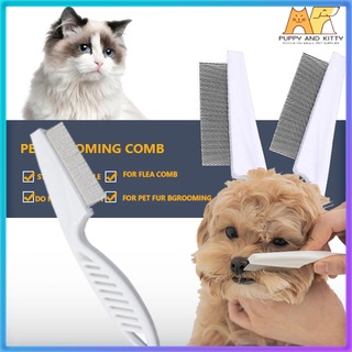 Pet Hair Grooming Comb Dog Cat Flea Comb Stainless Steel Needle Fur Comb