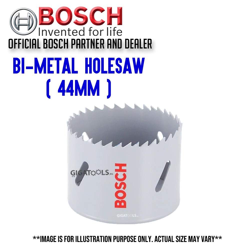 Bosch 44mm ( 13/4 inch ) BiMetal Hole Saw ( 2 608 580 416 ) Shopee