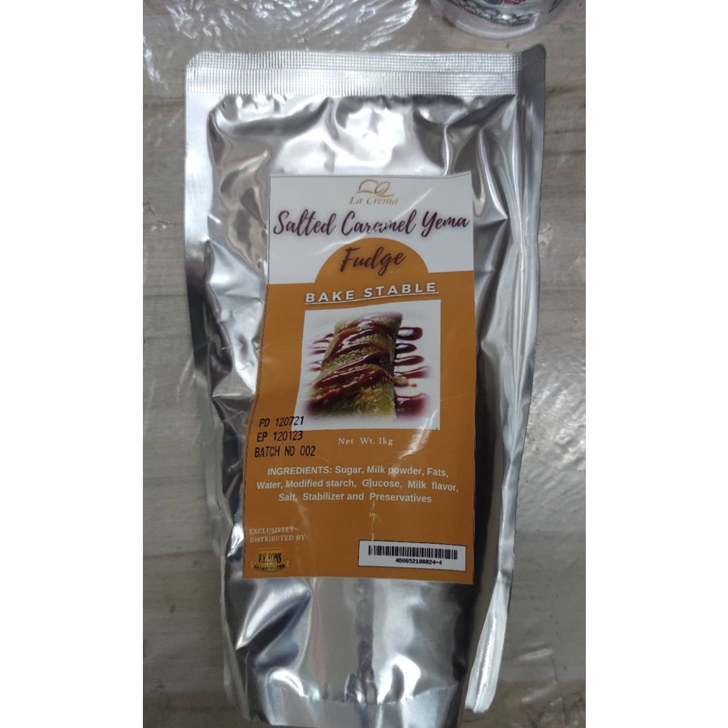 La Crema Salted Caramel Yema Fudge 1kg Shopee Philippines