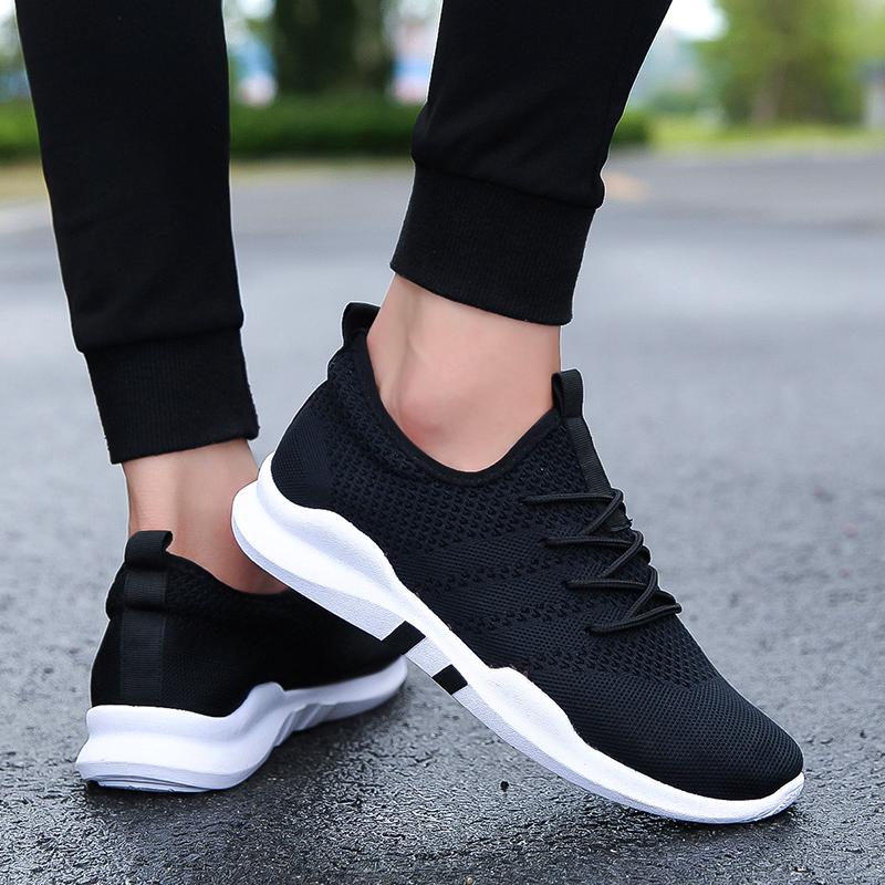 Mens White Rubber Shoes Lightweight Running Shoes Outdoor Sports Shoes ...