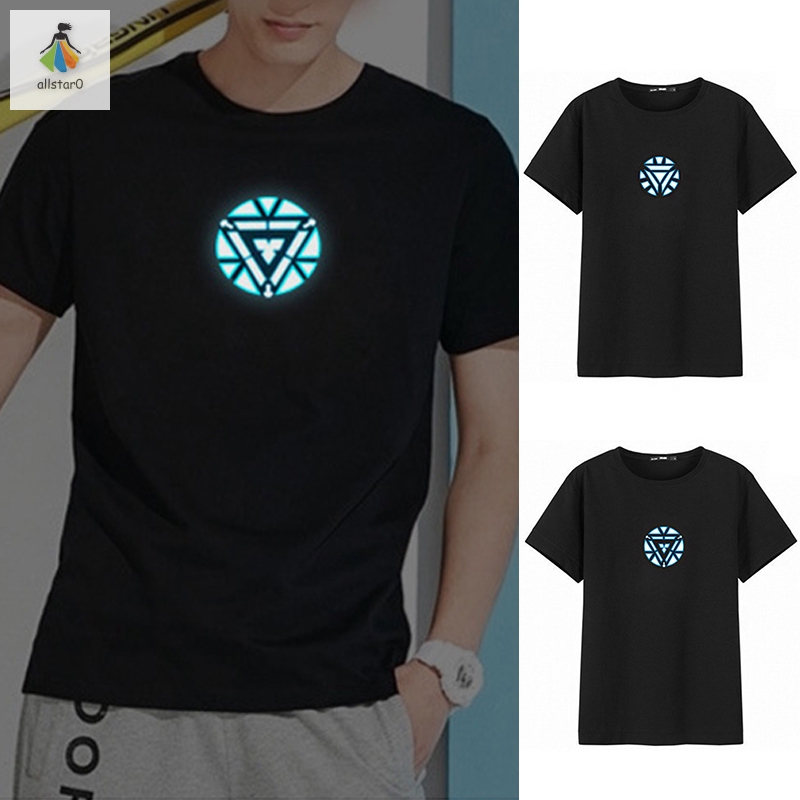 tony stark led shirt