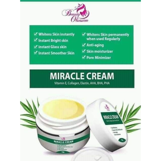 miracle cream beauty obsession
