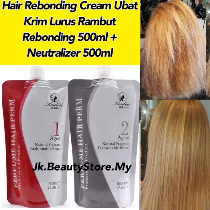 Hair REBONDING CREAM Dedicated Straight Hair CREAM -REBONDING 500ml ...