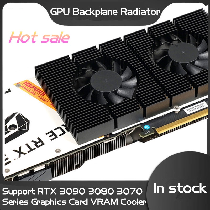 GPU Backplane Radiator For RTX 3090 3080 3070 Series , Aluminum ...